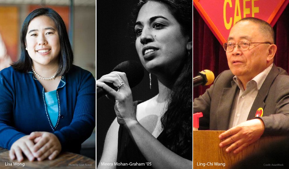 Lisa Wong, Meera Mohan-Graham '05, Ling-Chi Wang