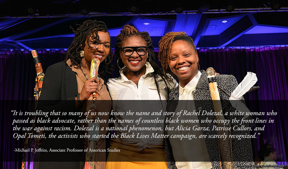 Alicia Garza, Patrisse Cullors, and Opal Tometi, founders of the Black Lives Matter movement