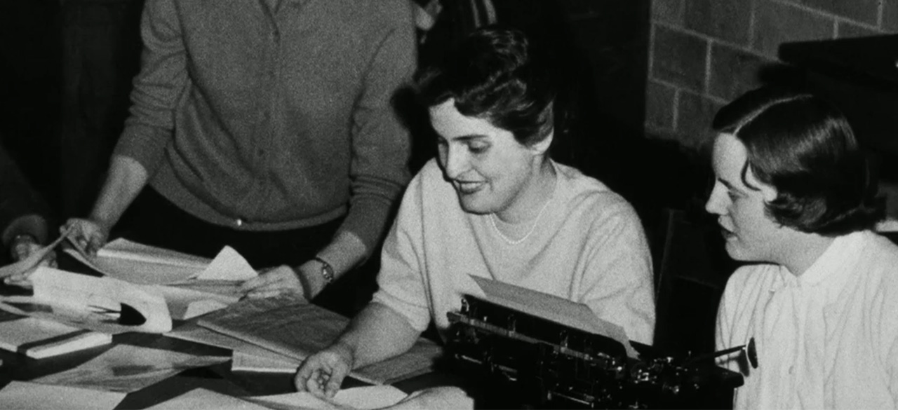 Madeleine Korbel Albright '59 as a student at Wellesley