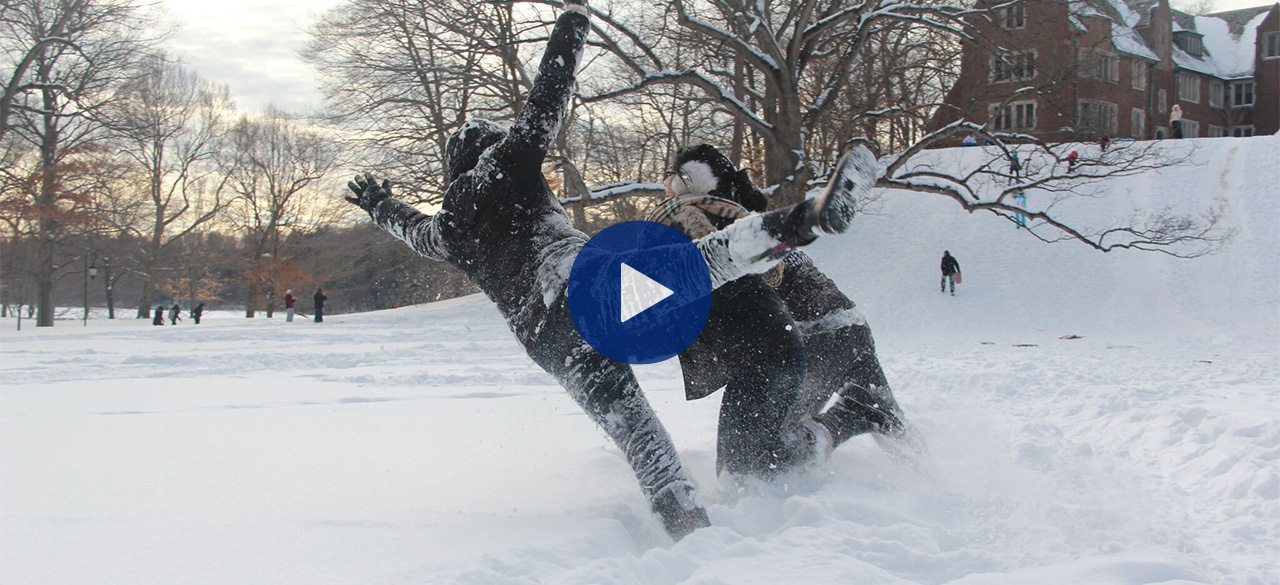 A Scene from the 2015 Wellesley College Seasons Greetings Video