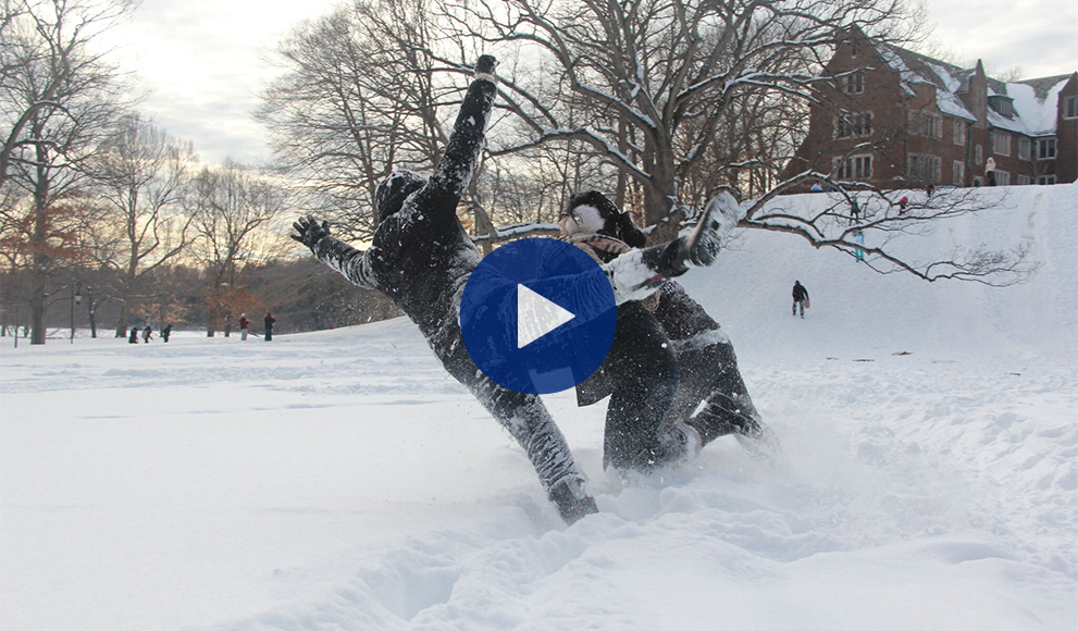 A Scene from the 2015 Wellesley College Seasons Greetings Video