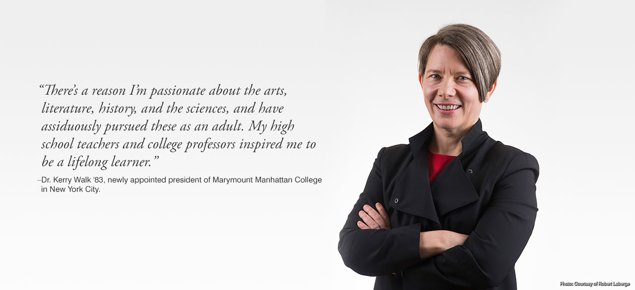 Kerry Walk ’83 named president of Marymount Manhattan College
