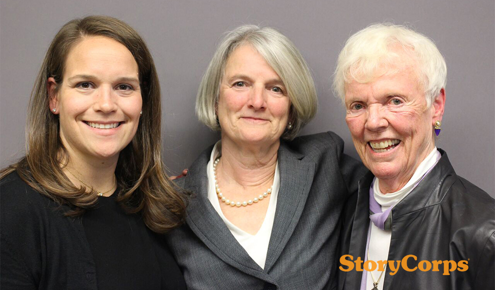 Katie Johnson '03, Georgia Murphy Johnson '75, Katherine Barrett Murphy '53