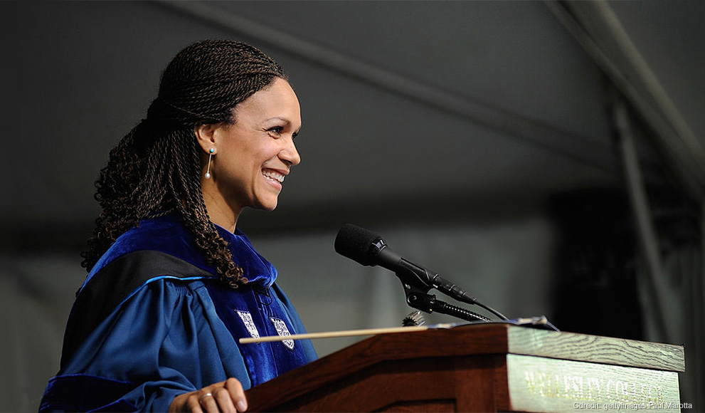 Melissa Harris-Perry speaking at Wellesley's 2012 Commencement