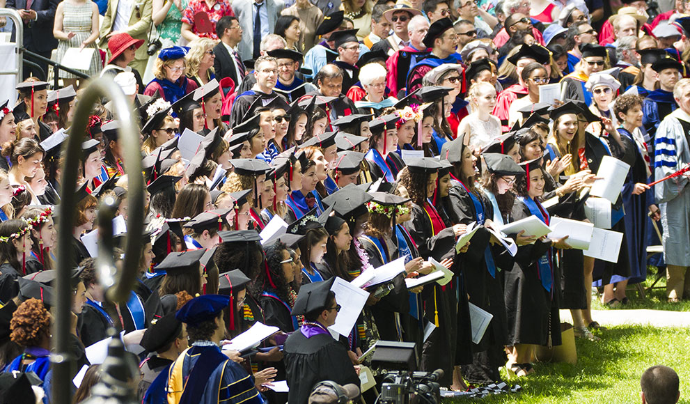 Wellesley graduates to sing America the Beautiful by Katharine Lee Bates