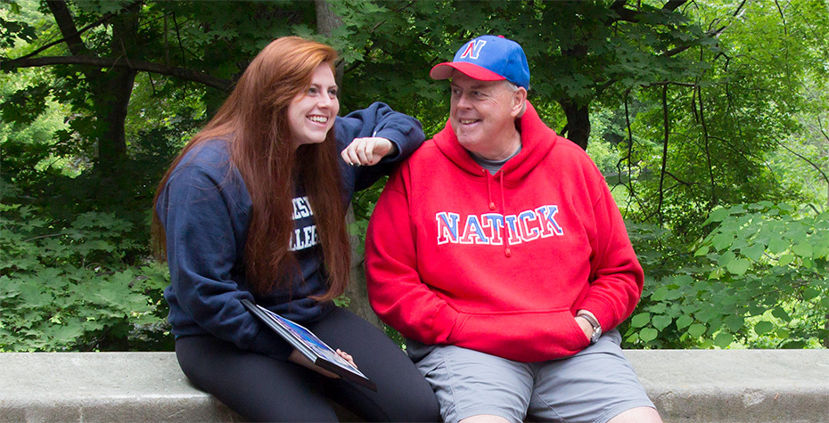 Kelsey and Jack Trabucco sharing a laugh