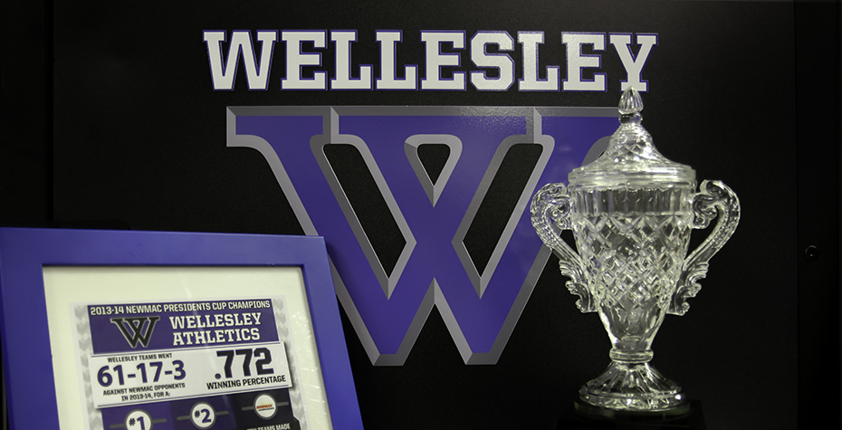 trophy with logo 