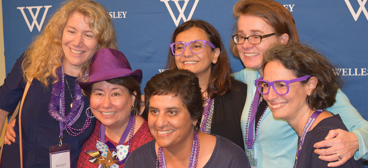 Alumnae pose for a photo during Reunion 2016