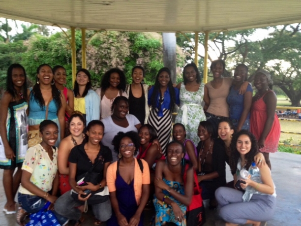 AFR 300 students at the University of West Indies