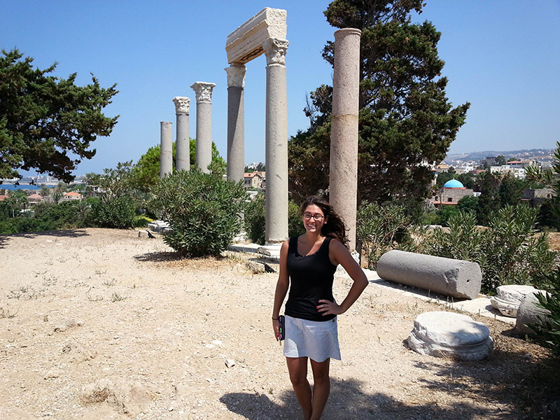 Talin Gazarian in Lebanon