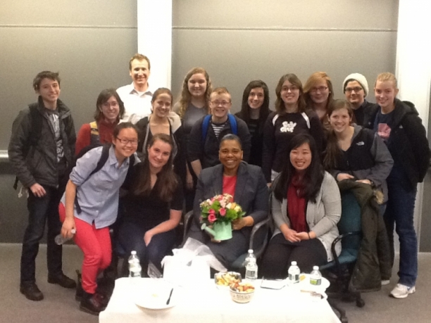 CS Students with Dr. Latanya Sweeney