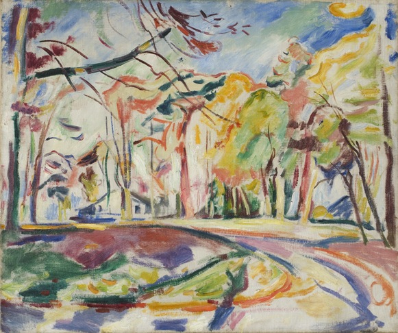 Othon Friesz, Landscape, 1907. Oil on canvas. 18 x 21 1/2 in. Museum purchase, 1953.18
