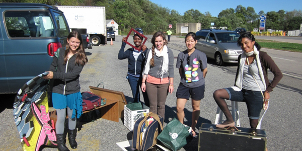 ES students show off treasures from the dump