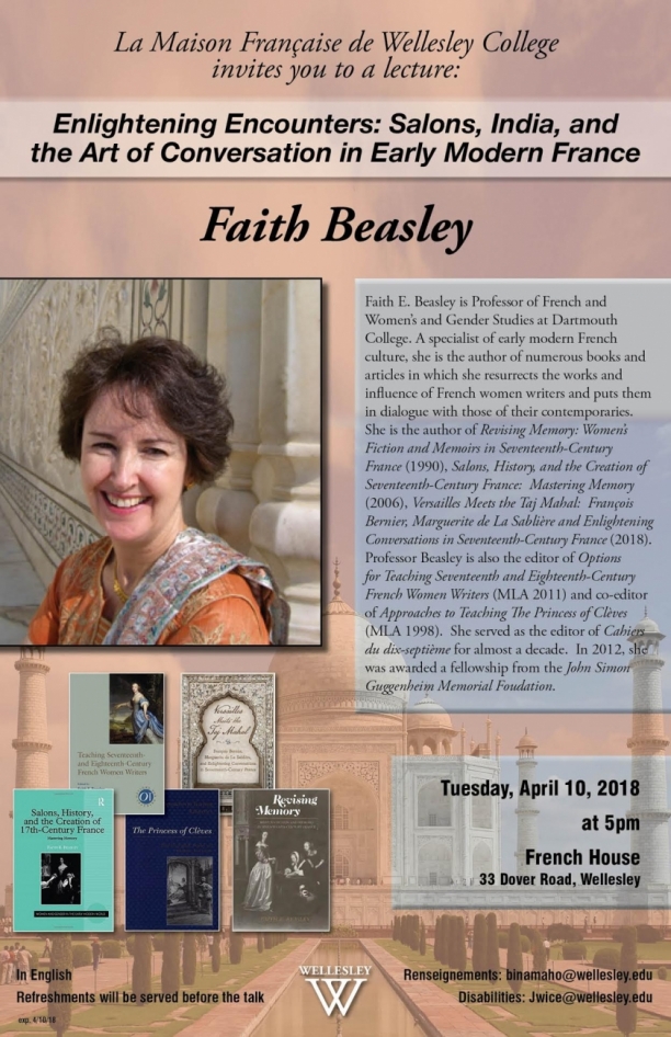 Faith Beasley: Enlightening Encounters: Salons, India and the Art of Modern Conversation in France