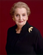 Photograph portrait of Madeleine Korbel Albright