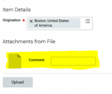 Expense report error on attachment