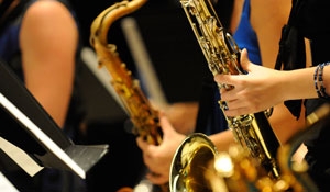 Saxophonists of the Wellesley BlueJazz Ensemble 