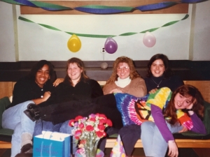 Eugénie Bisulco with Wellesley College friends