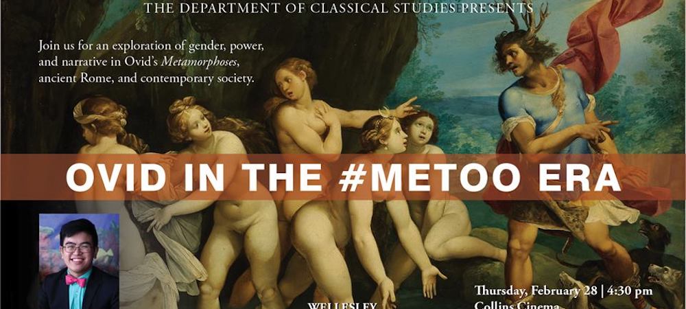 Ovid in the #MeToo Era Lecture 