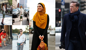 collage of Sartorialist photos