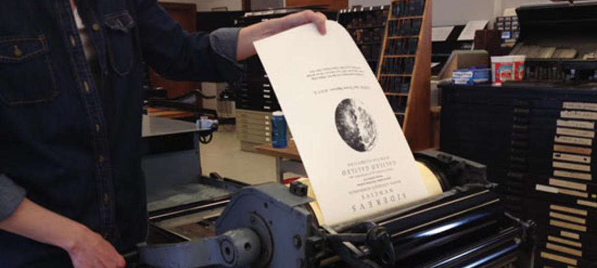 Printing the Galileo broadside
