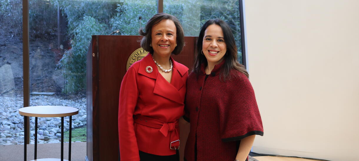 President Paula Johnson and Director of Talent Management Claudia Rodriguez