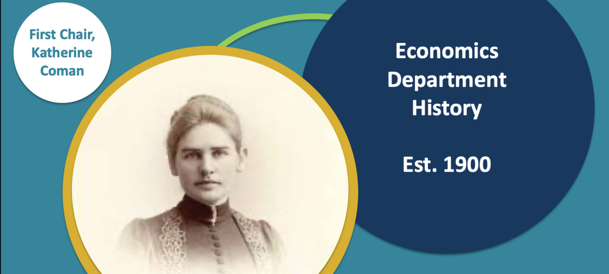 Economics Department Est. 1900, First Chair, Katherine Coman