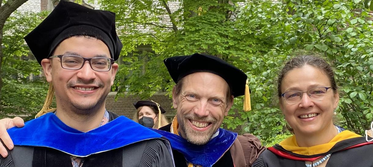 GEOS professors at Commencement!