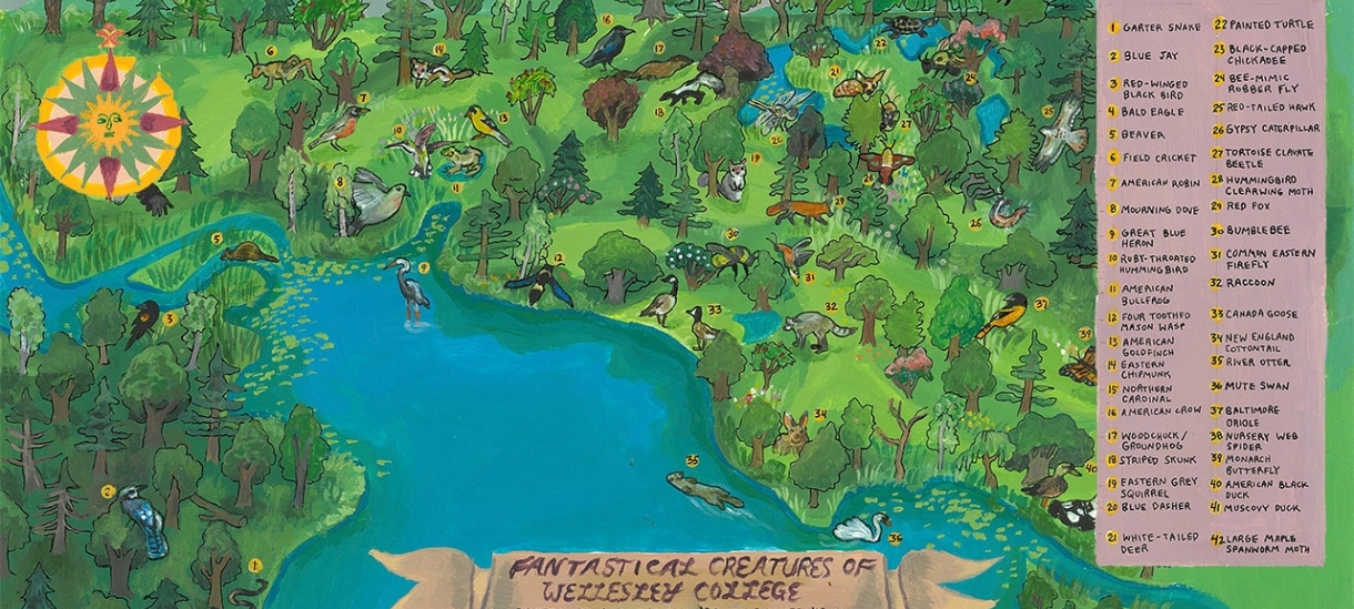 Fantastical Creatures Map