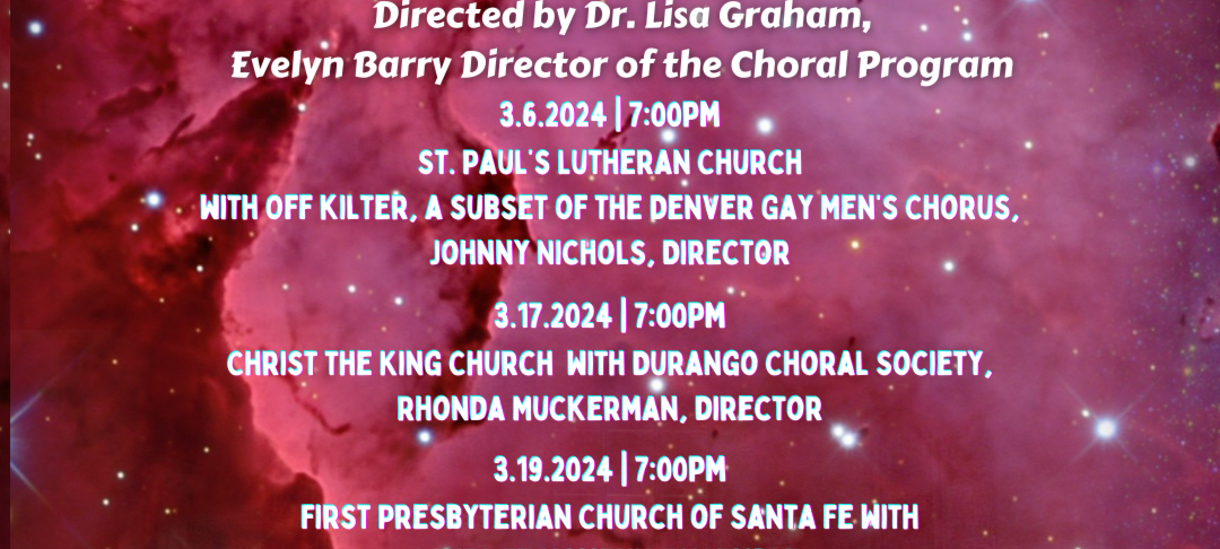 Singing with my Friends: Wellesley College Choir Spring 2024 Tour Poster