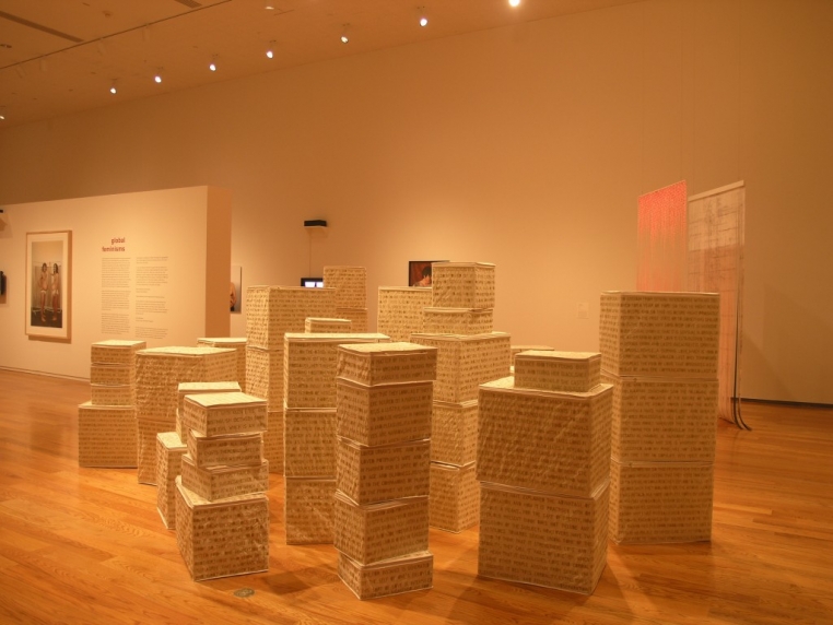 Installation view, Global Feminisms, 2007.