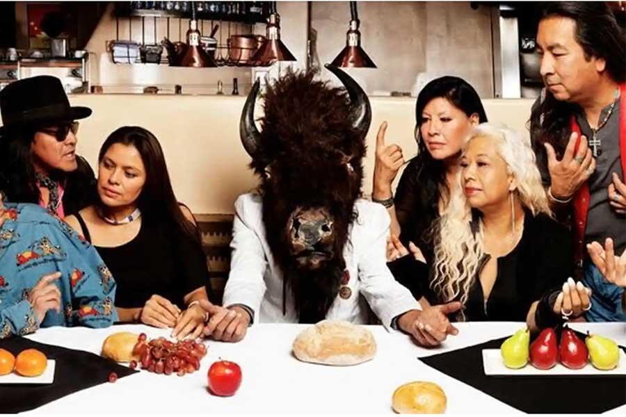 image of Cara Romero's photograph "The Last Indian Market"