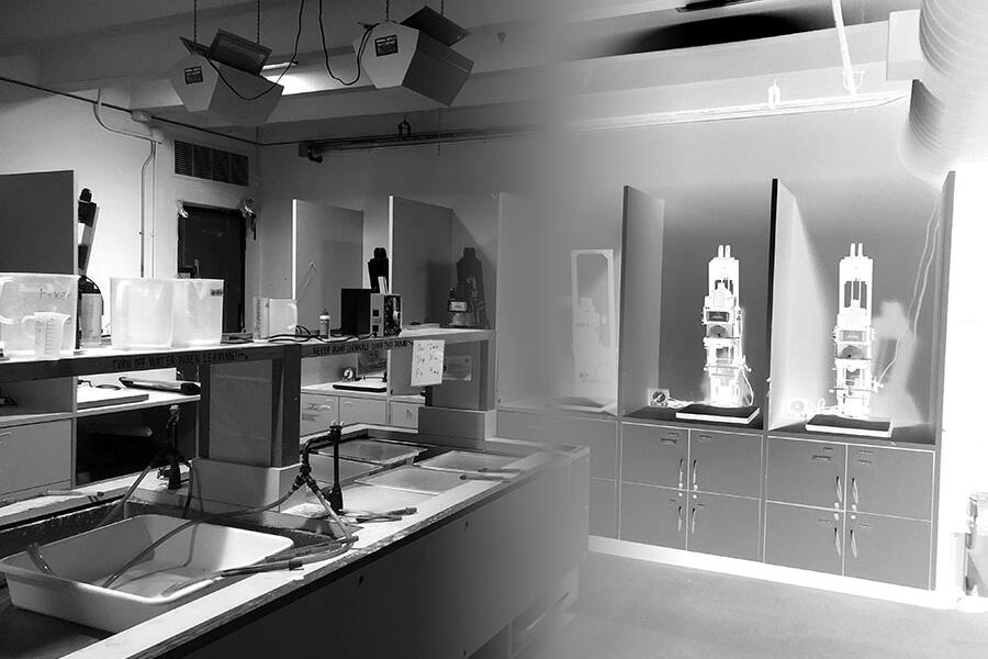 Dark room at Wellesley College