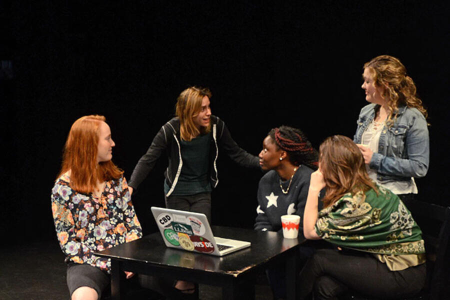 Wellesley students performing Decisions