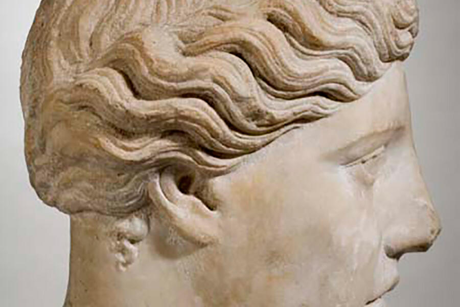 Greek Head of a Goddess