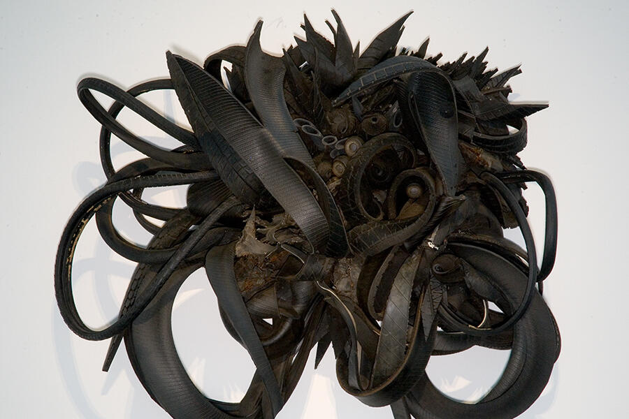 Booker, Chakaia, Urban Butterfly, Rubber tires, 2001. 2004.79