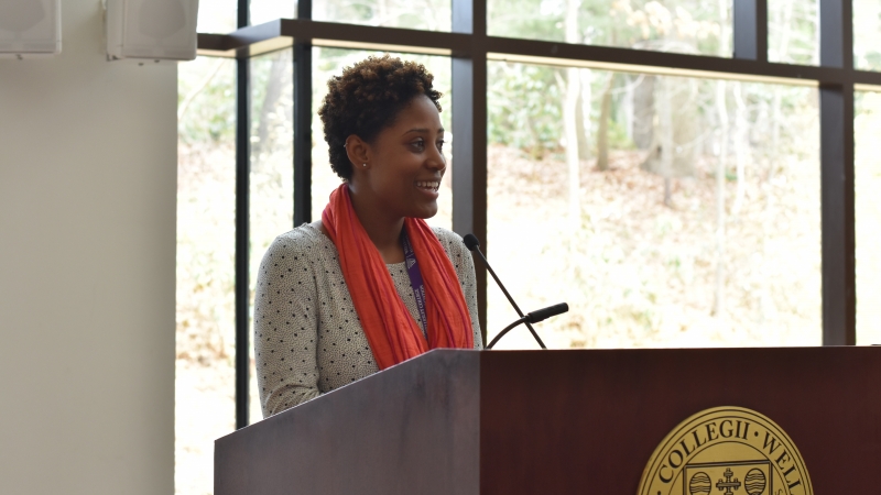 Keynote student speaker at Breakfast