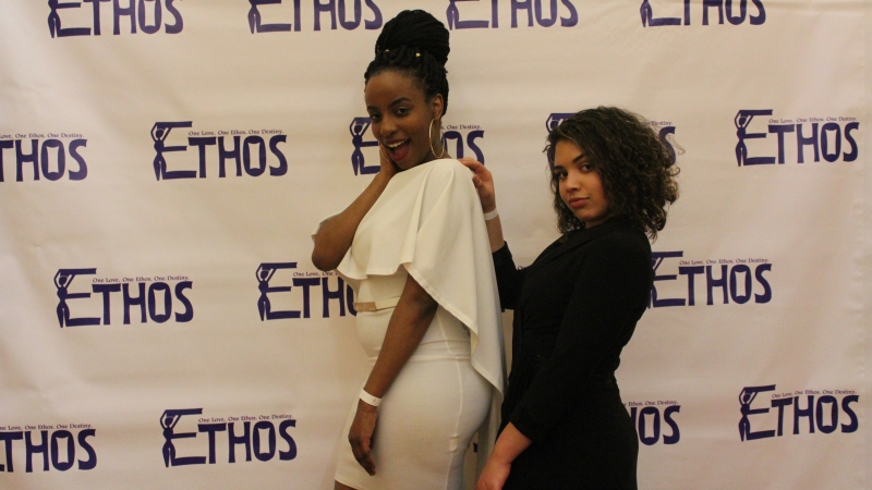 Students posing for the Ethos gala