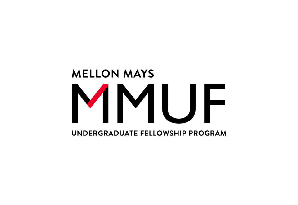 Logo for Mellon Mays Undergraduate Fellowship, with web link