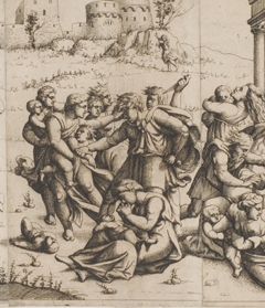 Augustin Hirschvogel, The Massacre of the Innocents, 1545. Etching printed from three plates, 292 x 519 mm. Museum purchase, The Dorothy Johnston Towne (Class of 1923) Fund, 2007.99