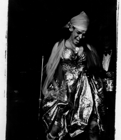 Cuban singer La Lupe performing in New York City, 1970. Gelatin silver print. Gift of  Katherine Hall Page (Class of 1969).