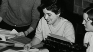 Madeleine Korbel Albright '59 as a student at Wellesley