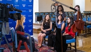 Wellesley students are interviewed for CNN