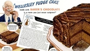 A recipe for Wellesley Fudge Cake from Baker's Chocolate Box
