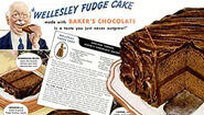 Wellesley Fudge Cake: Layers of History A recipe for Wellesley Fudge Cake from Baker's Chocolate Box