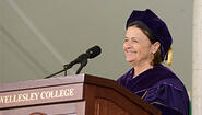 A Photo Farewell to President H. Kim Bottomly President H. Kim Bottomly in commencement regalia