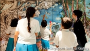 Children view art at the Singapore National Gallery, one of the museums Professor Peggy Levitt discussed in a recent interview with the BBC.