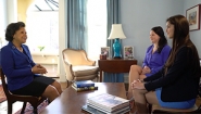 Students Shivani Kuckreja '16 and Charlotte Harris '16 interview Dr. Paula A. Johnson, Wellesley's 14th President