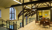 Schneider Center Wins Design Award From Boston Society of Architects Interior image of Wellesley's Schneider Center