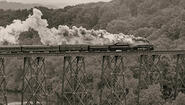 America the Beautiful: America’s Unofficial National Anthem Historic photo of train traveling across the United States